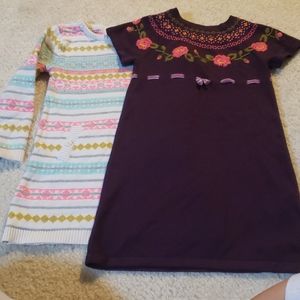 2 sweater dresses for girls